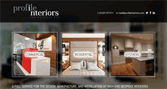 Desktop Screenshot of profileinteriors.com