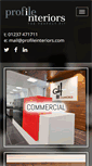 Mobile Screenshot of profileinteriors.com